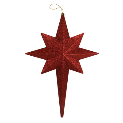 20" Glittered Bethlehem Star Shatterproof Christmas Ornament