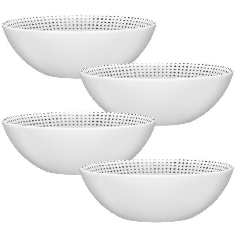 Noritake Hammock Cereal Bowls, 7 1/2", 27 oz., Gray