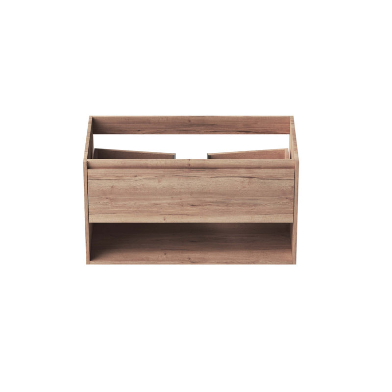 Armoire murale de salle de bain 35 po, 35", Noyer