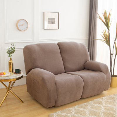 Housse pour fauteuil inclinable à coussins carrés/rectangulaires