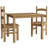 Doe 2 - Person Pine Solid Wood Dining Set