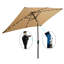 Parasol lumineux à énergie solaire à DEL-140128392