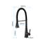 Robinet de cuisine avec douchette extractible