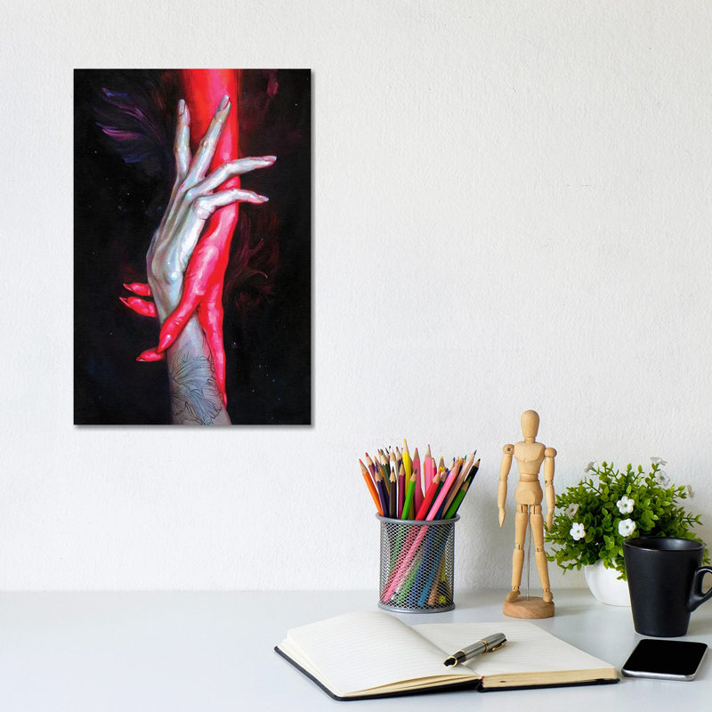 Allure by Eva Gamayun - Wrapped Canvas Painting, 30.48cm H x 20.32cm W x 1.905cm D