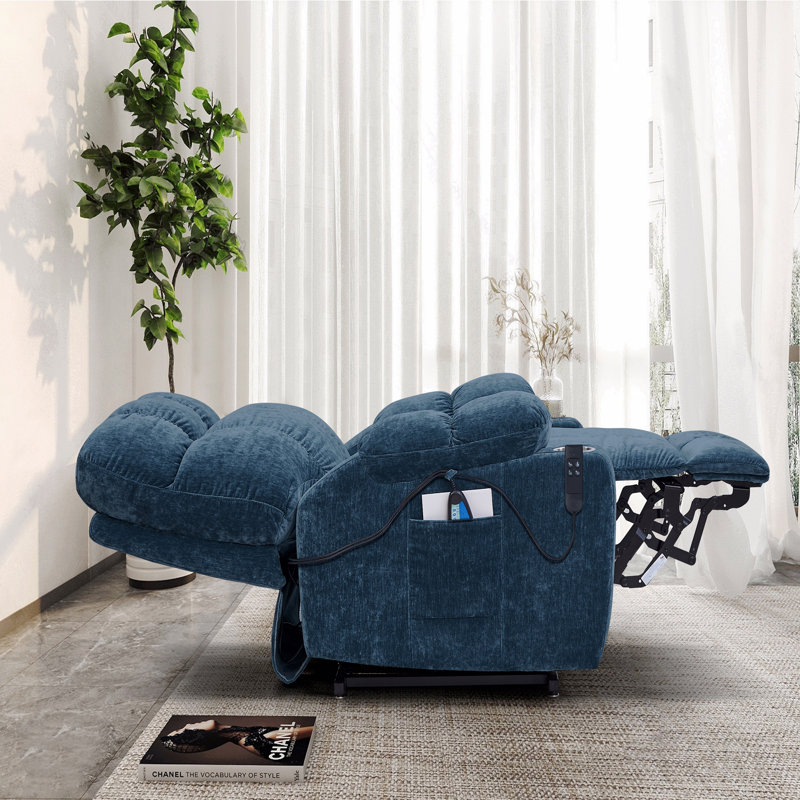 Fauteuil inclinable à deux moteurs Power Lift pour fauteuil inclinable 180 °, Blue