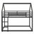 House Bunk Bed With Built-In Ladder