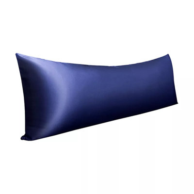 Housse de coussin en satin satiné