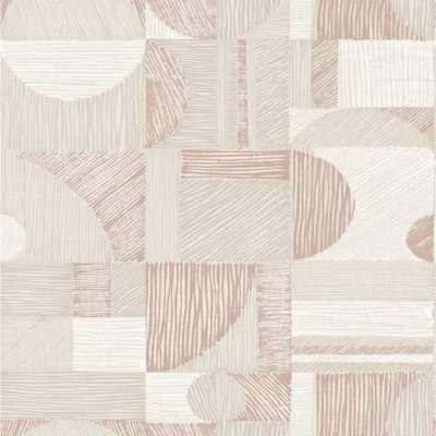 Aviara Modern Peel & Stick Geometric Wallpaper
