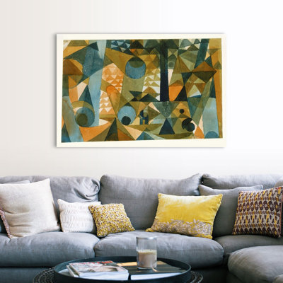 Reproduction d’art sur toile, "composition" par Paul Klee