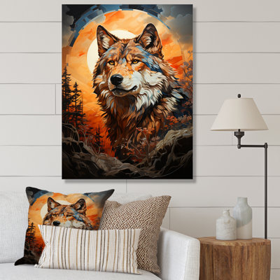 Loup amérindien brun avitto