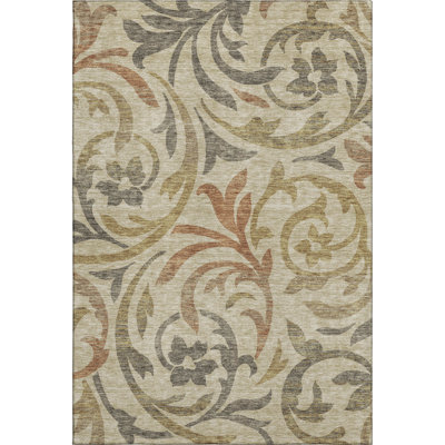 Premium Machine Washable Prisco Beige Rug