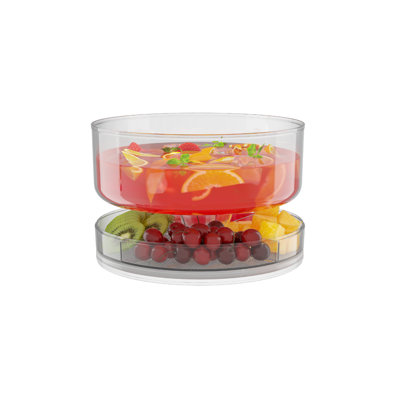 Acrylic-Covered Cake Stand (9.06" Diameter), 6-In-1 Multi-Functional Cookie Tray, Smoothie Bowl, And Cake Plate
