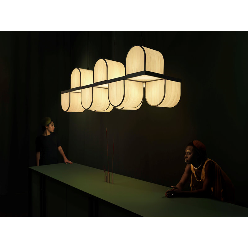 Osca 12 - Light Pendant, Earl Gray, Pale Rose
