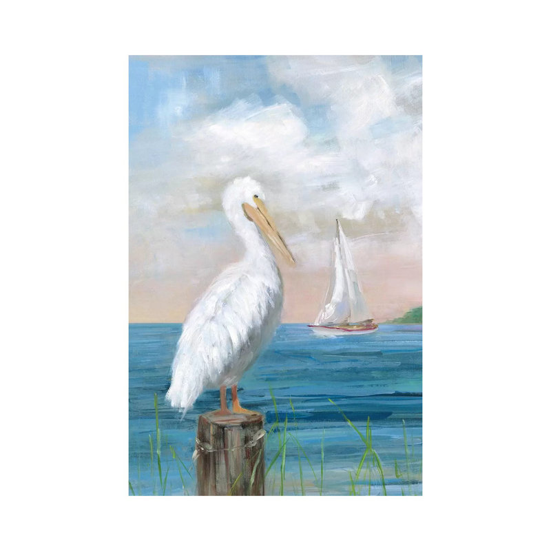 Pelican View I by Sally Swatland - Wrapped Canvas Print, 66.04 cm H x 45.72 cm W x 3.175 cm D