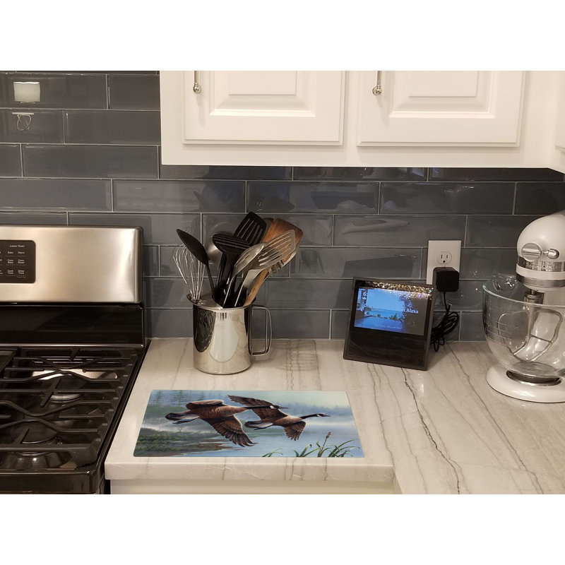 Geese Glass Cutting Board