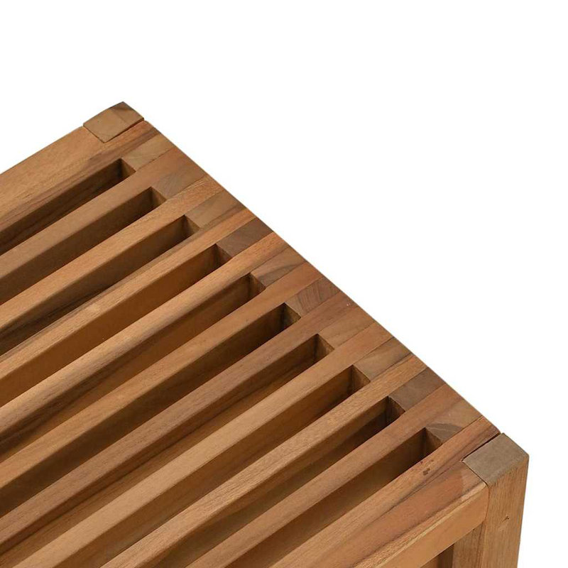 Table d'appoint de jardin vidaXL brun 19,69 po x 12,80 po x 13,78 po
