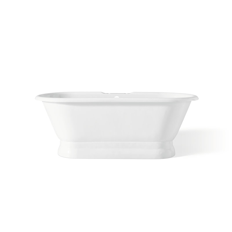 Regal 70'' L Soaking Bathtub, White Interior with White Exterior
