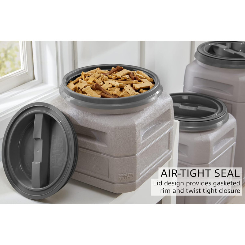 Contenant alimentaire pour animaux 6 gallons, hermétique, avec pelle