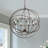 Mason 9 - Light Oil Bronze Unique Statement Globe Chandelier