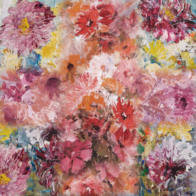 Spring Beauties - Wrapped Canvas Print, 24" H x 24" W x 1.5" D