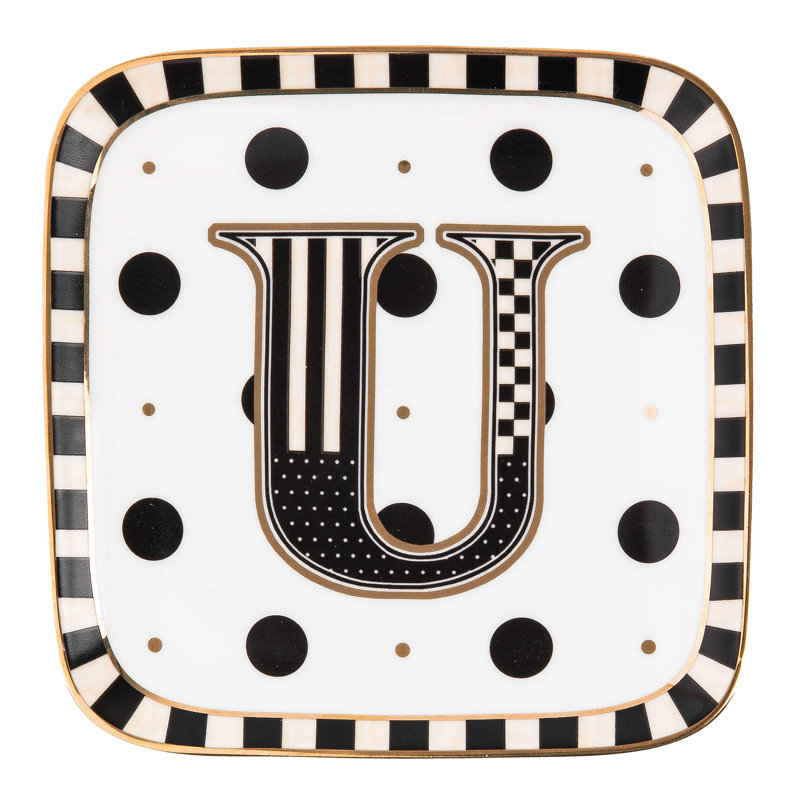 Monogram Dish - U