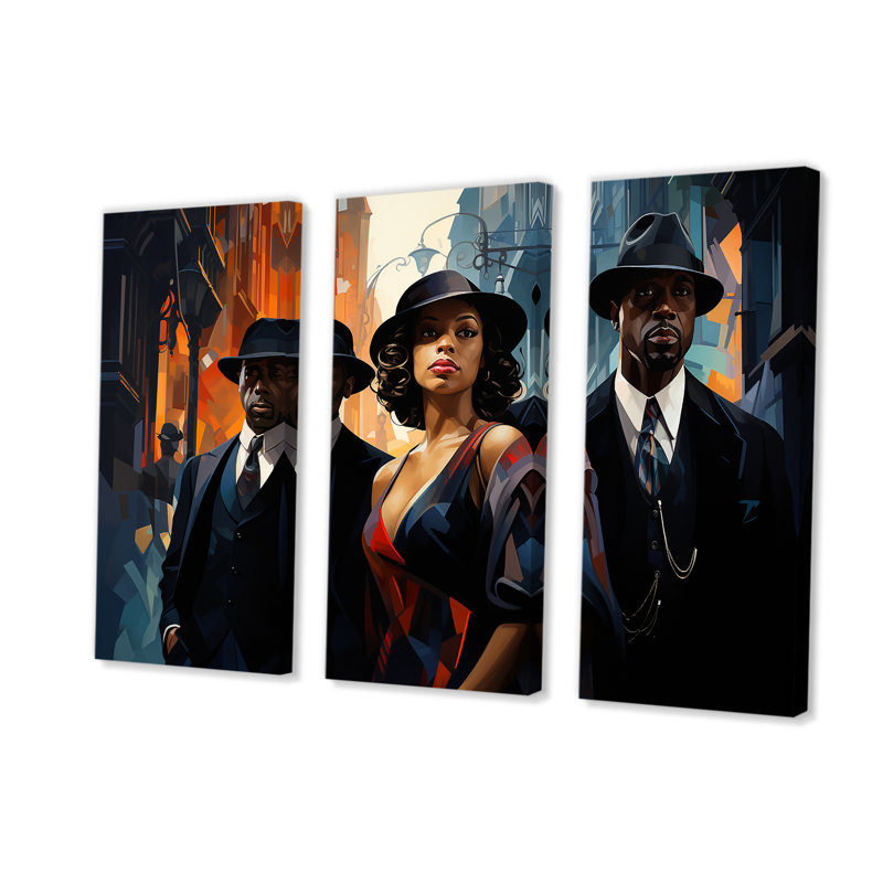 Mode afro-américaine à Harlem Renaissance - Art mural Harlem Renaissance, H 28 po x l 36 po