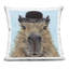 Coussin Capybara avec collier de perles, imprimé par Studio Bautista-121373629