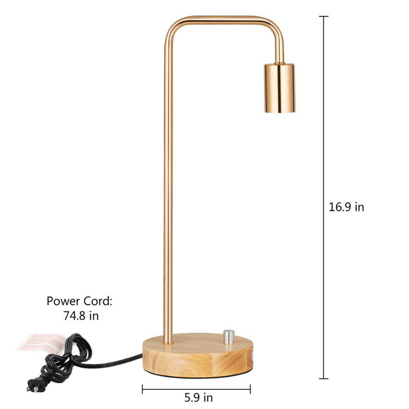 Solid Wood Desk Lamp