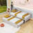 Twin Upholstered Daybed with Pop Up Trundle-608888161
