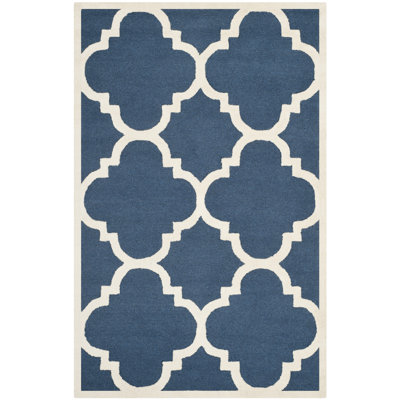 Cannen Hand Tufted Wool Geometric Rug