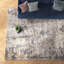 Tapis abstrait gris et bleu Benziger-1074096143