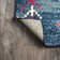Bethlehem Tribal Love Geometric Dark Blue/Multi Rug