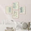 "Botanical and Floral Design" encadré sur papier, 4 pièces par William Morris-97770322-97770324