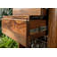Toronto Solid Wood Floor Wine Bottle Rack in Walnut