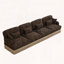 Canapé 4 places en chenille Comfy-94806595