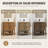 Oakmere 30" Rustic Brown Single Bathroom Vanity With Solid Surface Composite Top