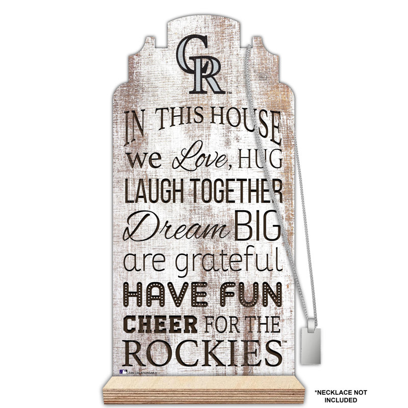 Freestanding 2 - Hook Coat Rack, Colorado Rockies