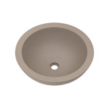 Morro Concrete Handmade Circular Vessel Bathroom Sink