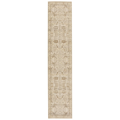 Tapis oriental crème / gris clair Cupertino