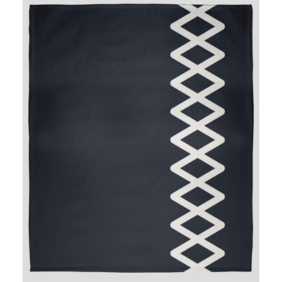 Couverture polaire à fermeture à glissière