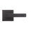 Bravura 940-7 Passage Miramar Lever on Square Contemporary Rose in Satin Nickel