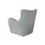 Chaise d'appoint pivotante en tissu
