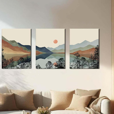3 Piece Wrapped Canvas Print