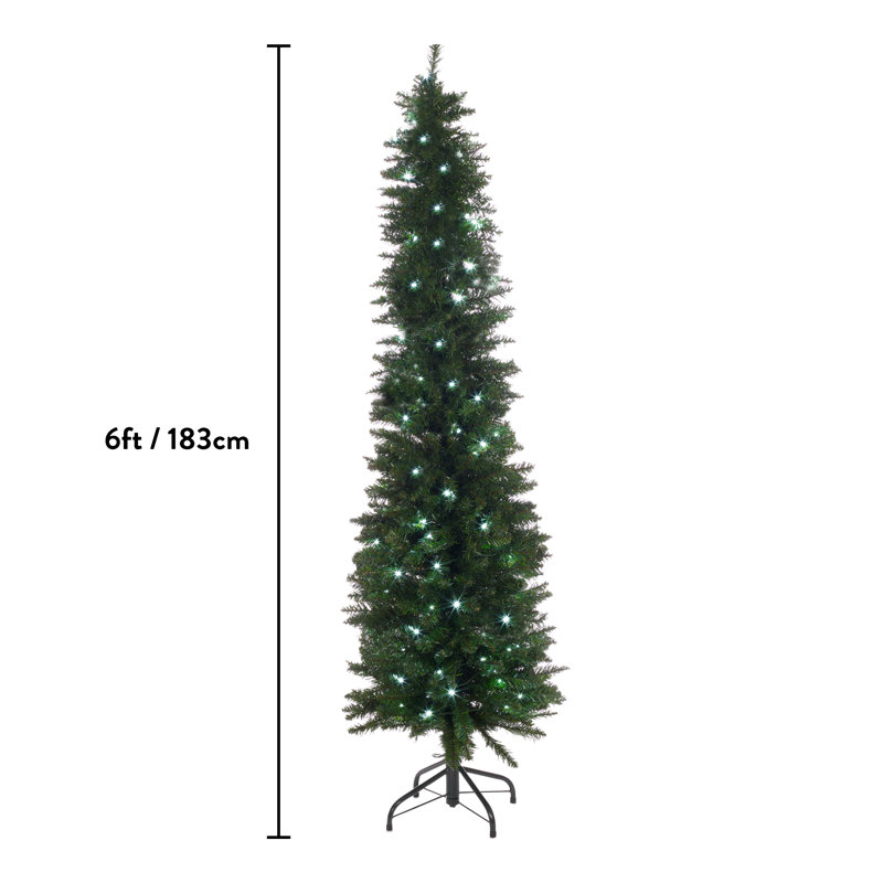 Lighted Artificial Fir Christmas Tree