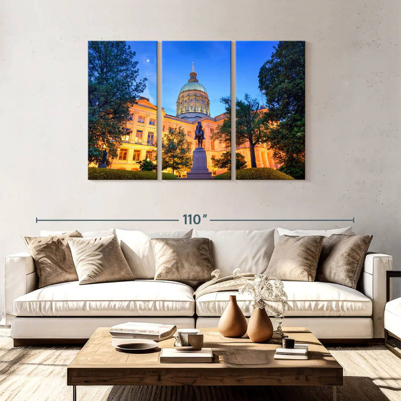 Capitole de Georgia State, H 48 po x l 74 po