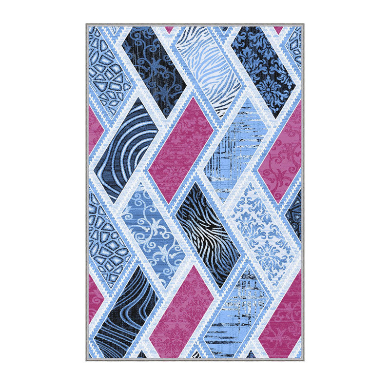 Luxueux tapis imprimé en 3D, 5,9 x 9,2 pieds | 100% polyester, velours de 0,3 po de hauteur, 650 g / m² | Antibactérien et antidérapant dessous, lavable à la machine pour un entretien facile | Parfait pour le salon, la chambre à coucher ou le bureau