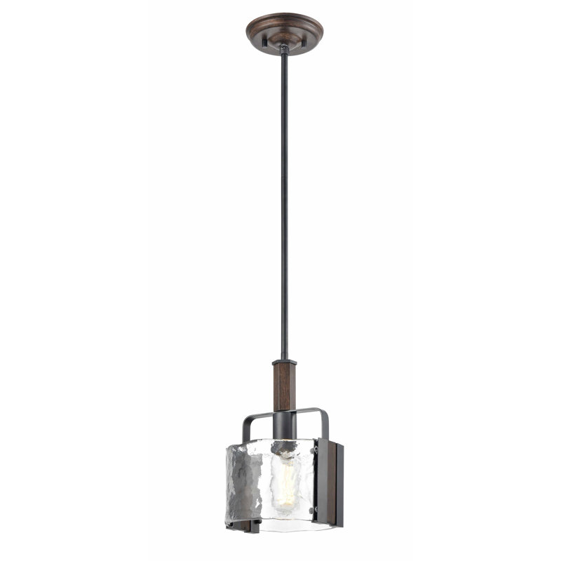 Luminaire tambour à tambour simple 1 lumières Clairette, Noir, Charme de Caroline