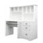 Bureau d'ordinateur à domicile avec huche-118029415