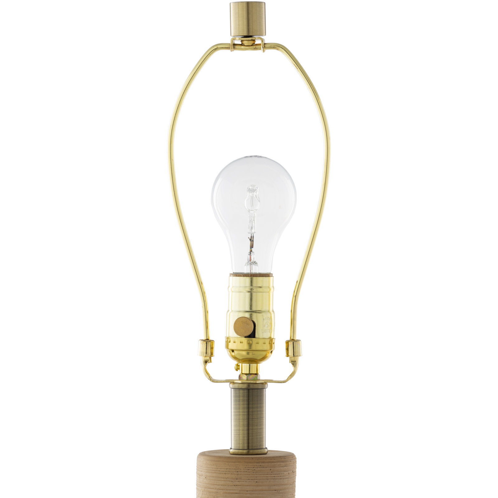 Lilou Table Lamp, Beige/Gold