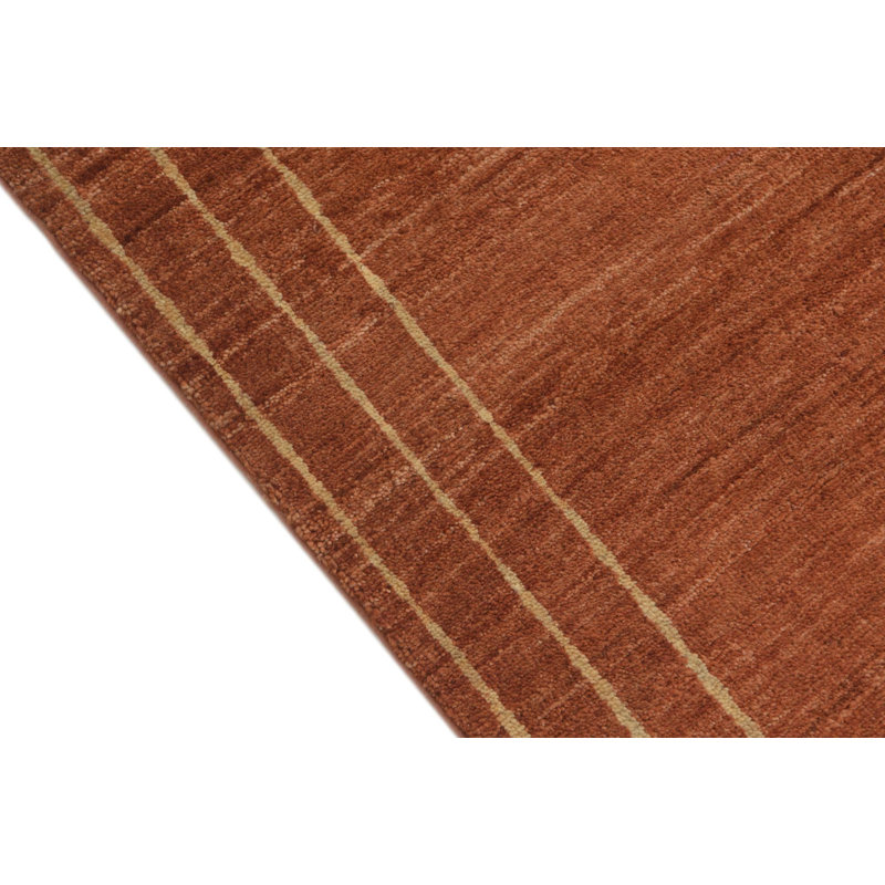 Tapis rouge rouille 3 x 4 Perkins